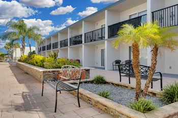 Outdoor courtyard
